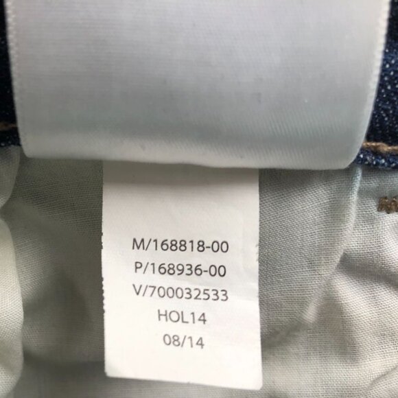 Banana Republic Womens Jeans Size 30/10 Blue Denim Straight Leg Cuffed Cropped - Picture 14 of 16